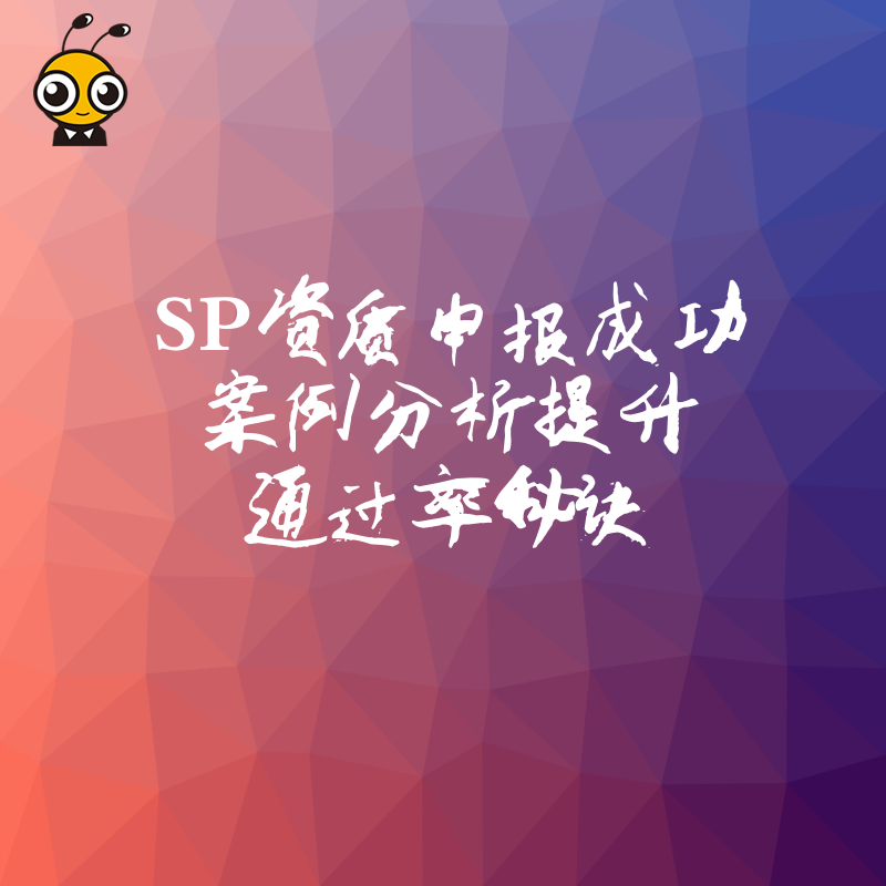 SP资质申报成功案例分析提升通过率秘诀