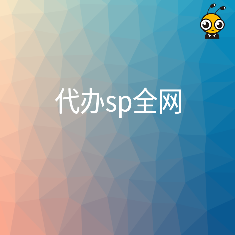 专业代办SP全网服务一站式解决你的所有烦恼